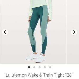 Lululemon Wake and Train 28” size 6
